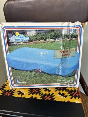 Vintage The Wet Set Rectangular Pool Cover Fits 120”x72” Pool Summer NOS Solar - Image 1 of 4