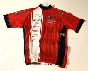 Camiseta deportiva de ciclismo Vomax para hombre talla M colores club rojo y negro - Imagen 1 de 5