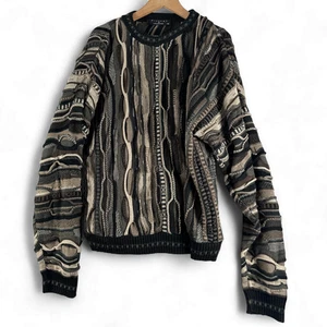 Protege Mens 3D Knit Bassmaster Coogie Sty Sweater Sz M Medium - Picture 1 of 3