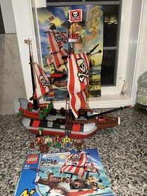 Lego 7075 Pirates Captain Redbeard's Pirate Ship 100% Complete w Instructions,