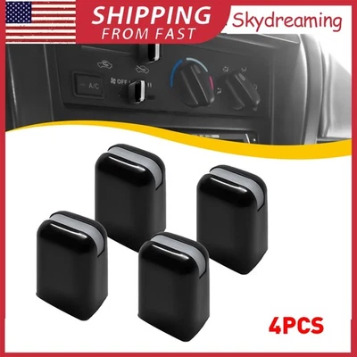 Calentador de perilla de aire acondicionado 4 piezas para Toyota 1995-2001 T100 1993-1998 Toyota Tacoma 4runner Foto 1 de 4