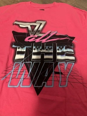 Camiseta rosa para hombre WWE Dolph Ziggler talla mediana S/S Foto 1 de 4
