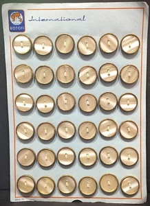 Vintage 72 Buttons, made in Portugal - Metal & Plastic in the card yet - Picture 1 of 5