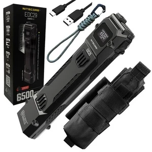 Nitecore EDC29 Every Day Carry Rechargeable Flashlight -6500 Lumens w/ NCP40 Tac - Picture 1 of 12