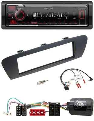 Kenwood Lenkrad Bluetooth USB DAB Autoradio für Renault Scenic Grand Scenic ab 2 - Bild 1 von 4