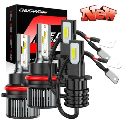 Para Isuzu Trooper 1994-2002 4x Faros LED Luz Alta/Baja + Kit Bombillas Antiniebla Foto 1 de 4