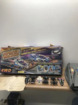 1989 Matchbox Superfast Machines Racing System Full Track Non Working Cars - Image 1 of 4