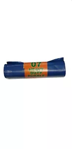 Sacchi per macerie blu resistenti sacchetti rifiuti giardino 1 rotolo da 7 - Foto 1 di 3