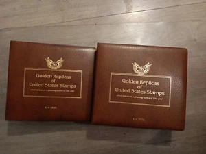 1980-1981 Charter Member Proof Replica US Stamps On 22kt Gold - Bild 1 von 4