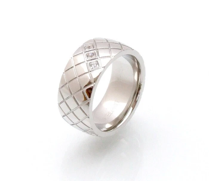 Esprit Damenring, Grösse 56/18 Edelstahl Zirkonia - Bild 1 von 3