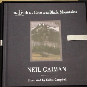 * RARE Sign Ltd Ed * Neil Gaiman Truth is a Cave in the Black Mountains 230/250 - Picture 1 of 6
