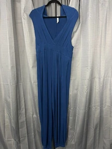 Intimately Free People Hooded One Piece Jumpsuit Womens XS Royal Blue Lagenlook - Picture 1 of 12