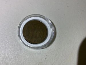 1870 Two Cent Piece Very Low Mintage of 861,250 Coins with free shipping - Picture 1 of 4