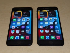 2x Apple iPhone 7 Plus - 128GB - Jet Black (Unlocked, Extremely Good Condition) - Afbeelding 1 van 8