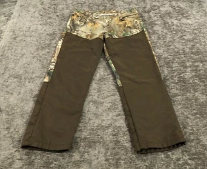 Wrangler Pro Gear Camo Pants Men 36x30 Realtree Camouflage Brush Guard Hunting - Picture 1 of 13