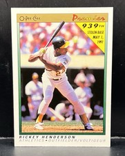 1991 Topps O-Pee-Chee Rickey Henderson HOF #62