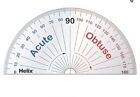 Helix Learning Protractor Box of 25 Assorted 086801