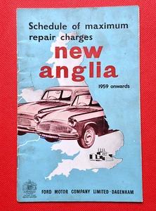 Ford Anglia 105E 1959-61 manual de programación de cargas de reparación - Imagen 1 de 7