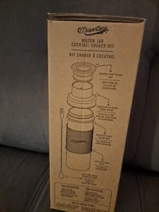 Masontops Kit Shaker & Cocktail Portable Drink Mixer. NEW - Picture 1 of 5