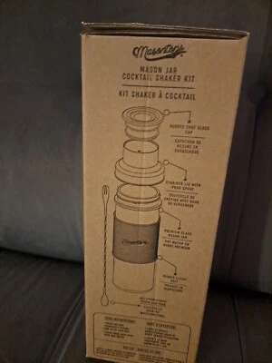 Masontops Kit Coctelera y Mezclador Portátil de Bebidas para Cócteles. NUEVO Foto 1 de 4
