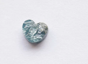 Natürlicher lose Laser geschnitten roher rauer blauer Diamant Herzschliff I3 ... - Bild 1 von 5