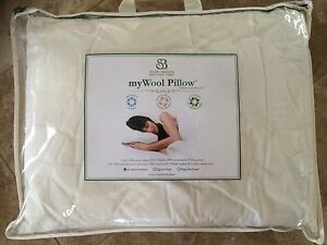 Certified 100% Organic Cotton & Organic Merino Wool Pillow - Standard Size OSP