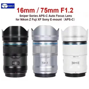 SIRUI Sniper 16mm 75mm F1.2 Auto Focus APS-C Lens For Nikon Z Sony E Fujifilm X - Picture 1 of 11