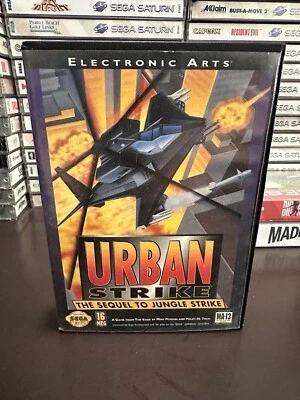 Urban Strike (Sega Genesis, 1994) Boxed Missing Manual Tested and Working - Image 1 of 4