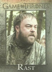 Game of Thrones Season 4 - #74 "Rast" Foil Parallel Base Card