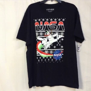 VFifthSun Large Man's NASA Short Sleeve T-Shirt Black - Picture 1 of 5