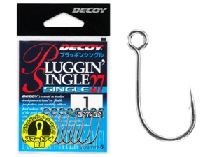 Decoy Single27 Pluggin Single 8pièces Barbed Hameçons pour leurres - Photo 1/3