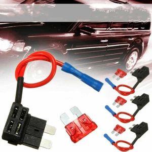 8Sets Fuse Holder Standard ATO ATC Auto Car Blade Add-A-Circuit Fuse TAP Adapter - Picture 1 of 4