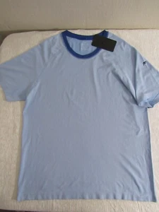 Fabletics Men's NWT Lt. Blue Training Day T Shirt Fits XL New! - Picture 1 of 15