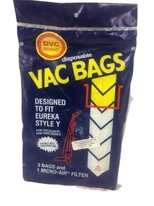 DVC Brand Vac Bags For Excalibur And 6400 Series NEW SEALED 3 Bags - Picture 1 of 12