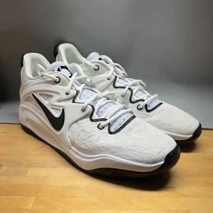 Nike KD 15 TB Promo Mens Basketball Shoes White Black Oreo Size 18 (DX6648-100) - Picture 1 of 10