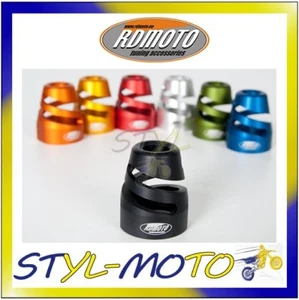 COPPIA STABILIZZATORI CONTRAPPESI MANUBRIO MOTO RDMOTO UNIVERSALI ROSSO - Imagen 1 de 2