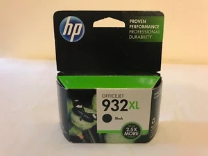 Genuine HP 932XL Black Ink Cartridge (CN053AN) - Factory Sealed - Exp 03/2016 - Picture 1 of 3
