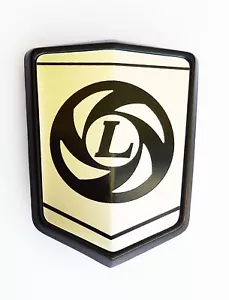 Classic Mini MK3 Black & Silver Leyland Bonnet Shield Badge, BMC CZH4143 - Picture 1 of 2