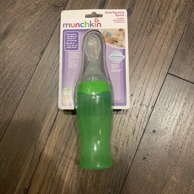 NUEVO - Munchkin - Cuchara fácil de exprimir - Verde Foto 1 de 4