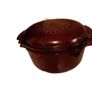 Tupperware TupperWave Cranberry 3 teiliges Set Dampfgarer mikrowellengeeignet Vintage 1998 - Bild 1 von 5