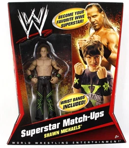 Mattell WWE Superstar Match-Ups Shawn Michaels con Muñequeras - Sellado - Imagen 1 de 3