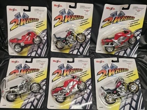 6 Oldtimer 1995 Maisto 2 Rad Motorrad MOC - Bild 1 von 5