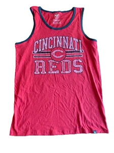 Cincinnati Reds ‘47 Brand Sleeveless Tank Top Red M 100% Cotton NWT - Picture 1 of 5
