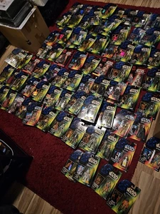 Star Wars POWER OF THE FORCE 2 LOT! 160+ FIGURES! BANTHA RANCOR FETT WEEQUAY - Picture 1 of 24