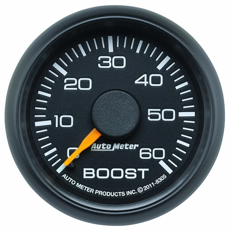 AutoMeter Boost Gauge For GMC Sierra 2500 HD Classic 2007 | 52.4mm | 0-60 PSI - Image 1 of 4