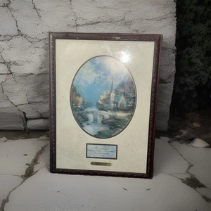 Thomas Kinkade the Mountain Chapel with COA - Picture 1 of 6