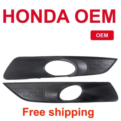 OEM 2010-2012 Honda Crosstour Lámpara antiniebla delantera adorno rejilla cubierta conductor izquierdo Foto 1 de 4