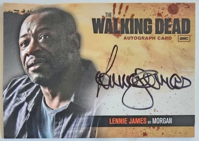 Tarjeta autógrafa Walking Dead A11 Lennie James Morgan Jones auto temporada 1 AMC signo Foto 1 de 4