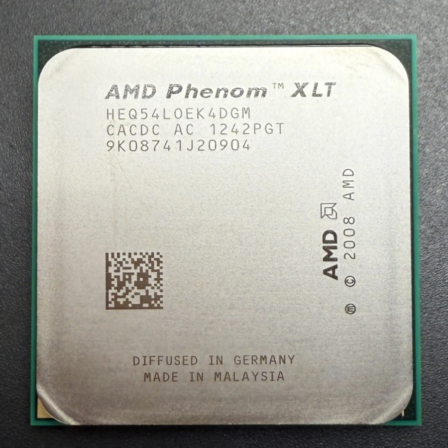 AMD Phenom II XLT CPU HEQ54LOEK4DGME Processor AM3 K10 2200MHz Q54L 2.2GHz Rare - Image 1 of 4