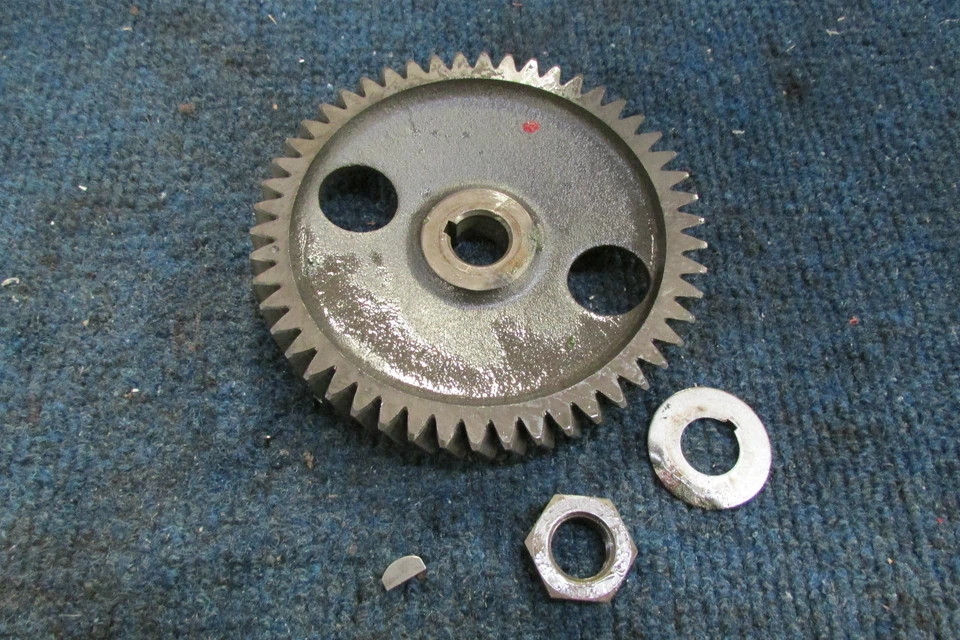 OEM DUCATI/INDIANA 650 350 1987 87 ENGRANAJE DE EJE DE DISTRIBUCIÓN CON ACCESORIOS DE MONTAJE Foto 1 de 1